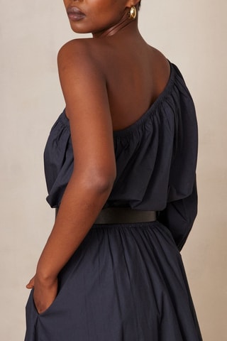 Top asimétrico - Antracita