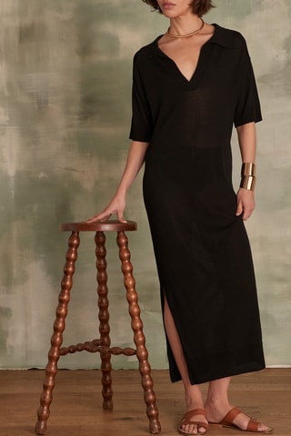 Vestido recto - Negro