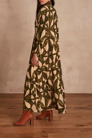 Vestido largo - Caqui