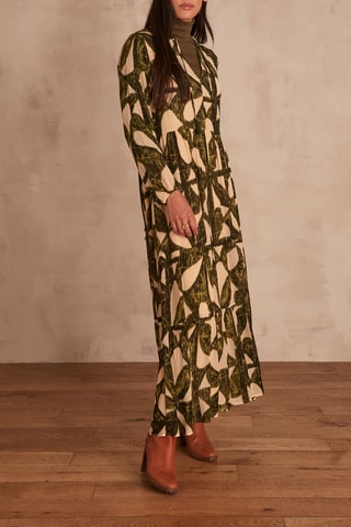 Vestido largo - Caqui