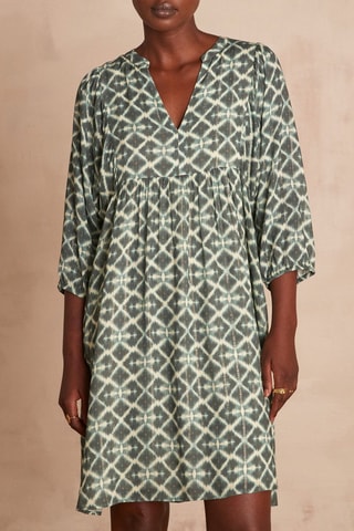 Vestido recto - Verde pino