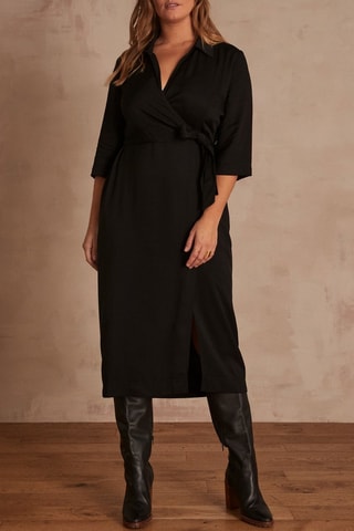 Vestido recto - Negro