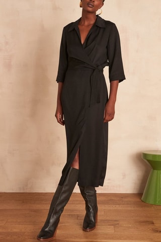 Vestido recto - Negro