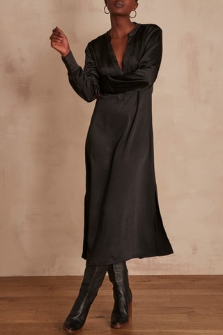 Vestido recto - Negro