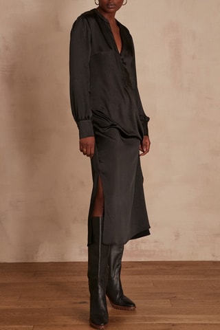 Vestido recto - Negro