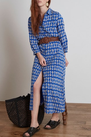 Vestido camisero - Azul