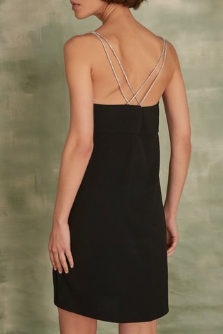 Vestido recto - Negro