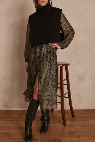 Vestido camisero - Caqui