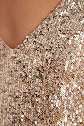 Vestido evasé - Crudo