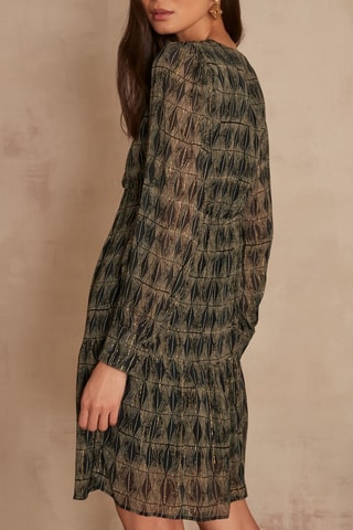 Vestido evasé - Azul marino