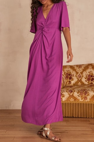 Vestido recto - Violeta