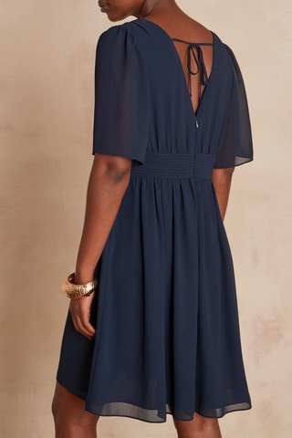 Vestido evasé - Azul noche