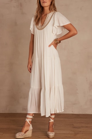 Vestido estilo patinadora - Branco