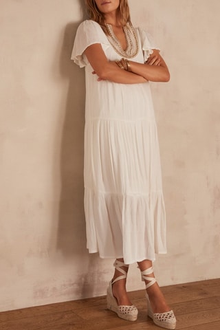 Vestido estilo patinadora - Branco