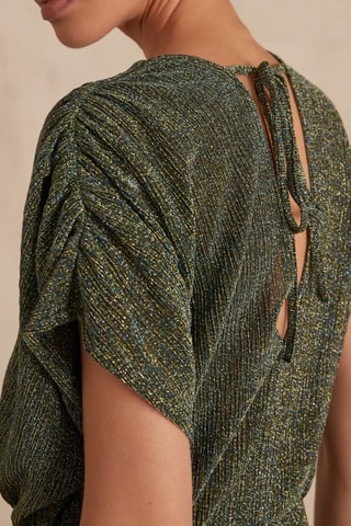 Vestido evasé - Azul pato