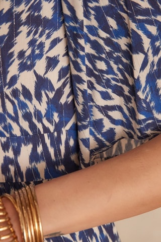 Vestido evasé - Azul rey