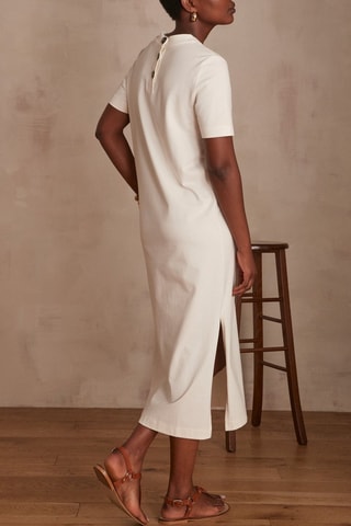 Vestido recto - Crudo