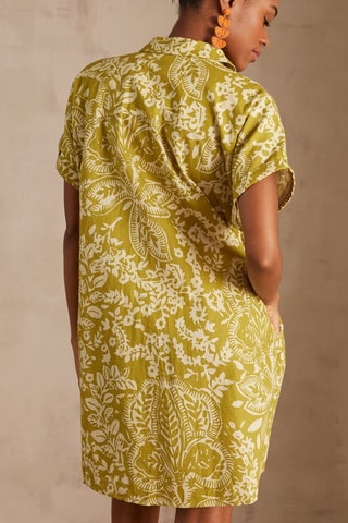 Vestido-camisa - Verde-azeitona