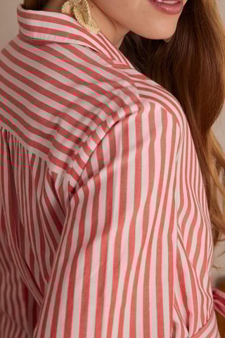 Vestido-camisa - Vermelho