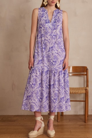 Vestido midi - Violeta