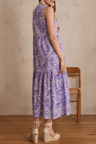 Vestido midi - Violeta