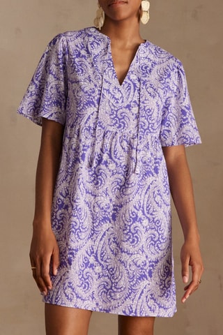 Vestido recto - Violeta