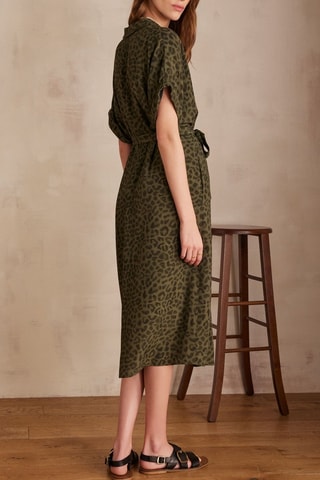 Vestido-camisa - Caqui