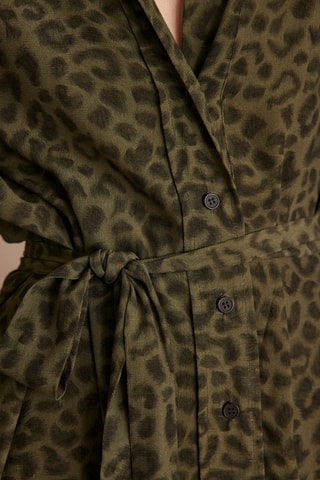 Vestido-camisa - Caqui