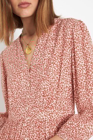 Vestido camisero - Rojo