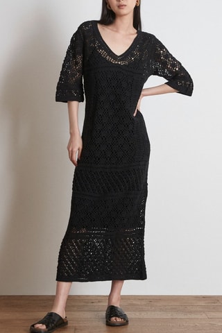 Abito taglio dritto - Nero