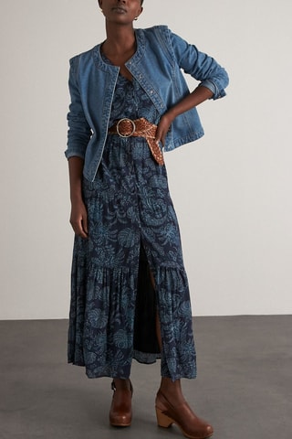 Vestido-camisa - Azul-marinho