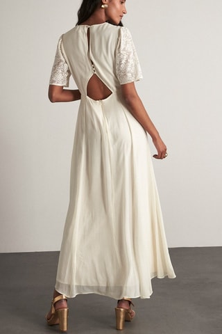 Vestido comprido - Cru