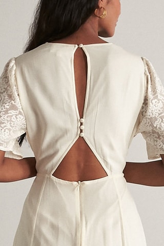 Vestido comprido - Cru