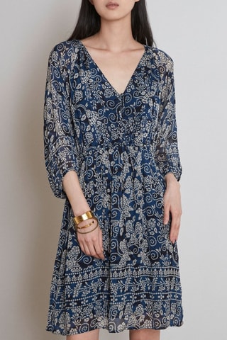 Vestido recto - Azul