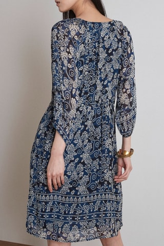 Vestido recto - Azul