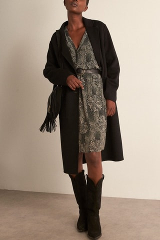 Vestido direito - Preto