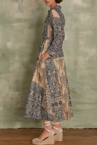 Vestido camisero - Crudo