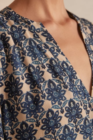 Vestido trapecio - Azul