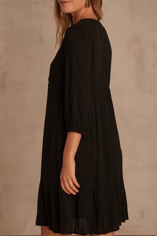 Vestido trapecio - Negro