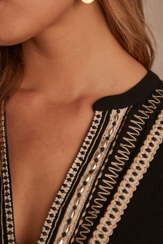 Vestido trapecio - Negro