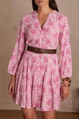 Vestido-camisa - Rosa