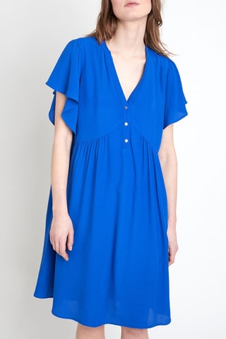 Vestido trapecio - Azul rey