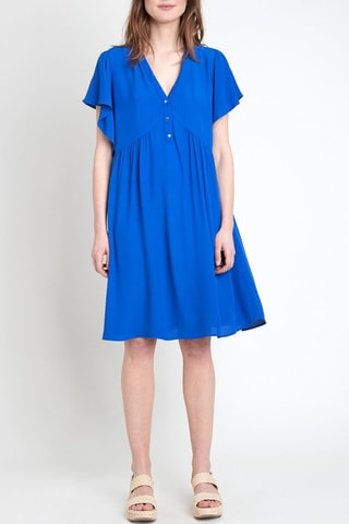 Vestido trapecio - Azul rey