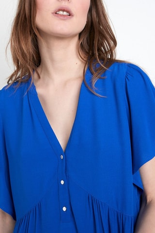 Vestido trapecio - Azul rey