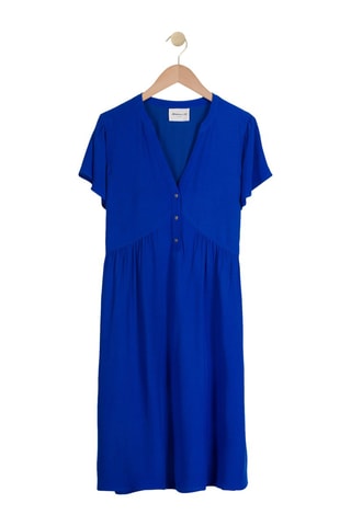 Vestido trapecio - Azul rey