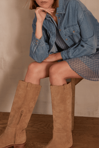 Vestido trapézio - Azul-marinho