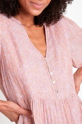 Vestido trapecio - Rosa viejo