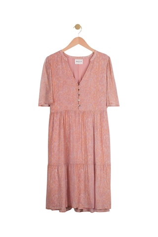 Vestido trapecio - Rosa viejo