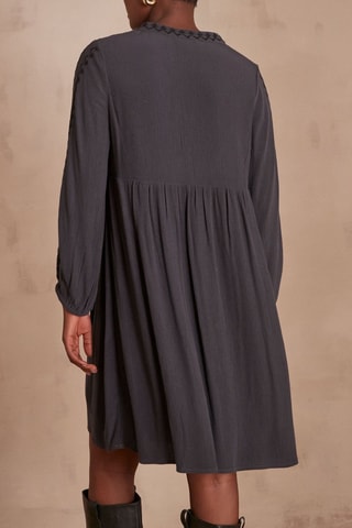 Vestido trapecio - Gris