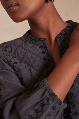 Vestido trapecio - Gris